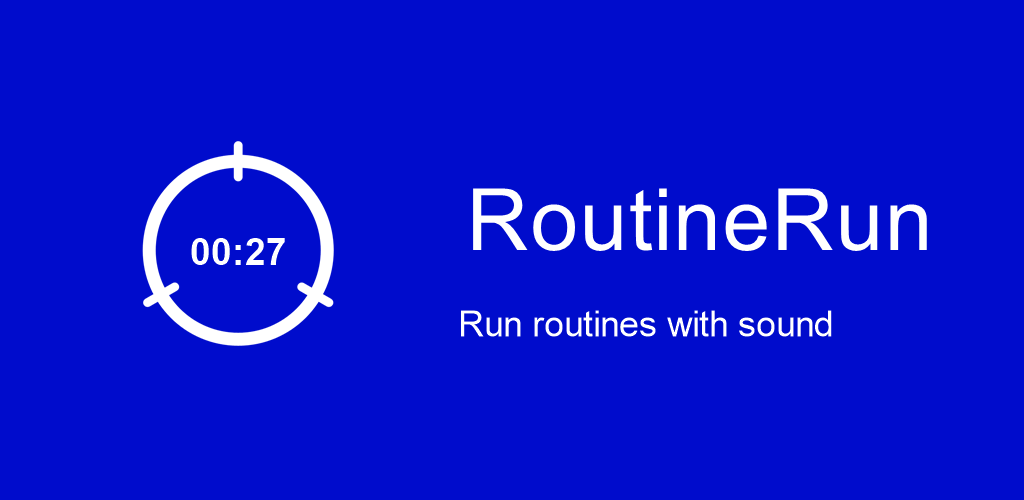 RoutineRun — Run routines with sound